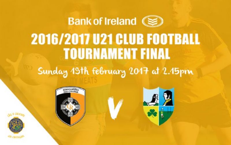 Ulster U21 Club Football Tournament Final - Sunday 19th February 2017